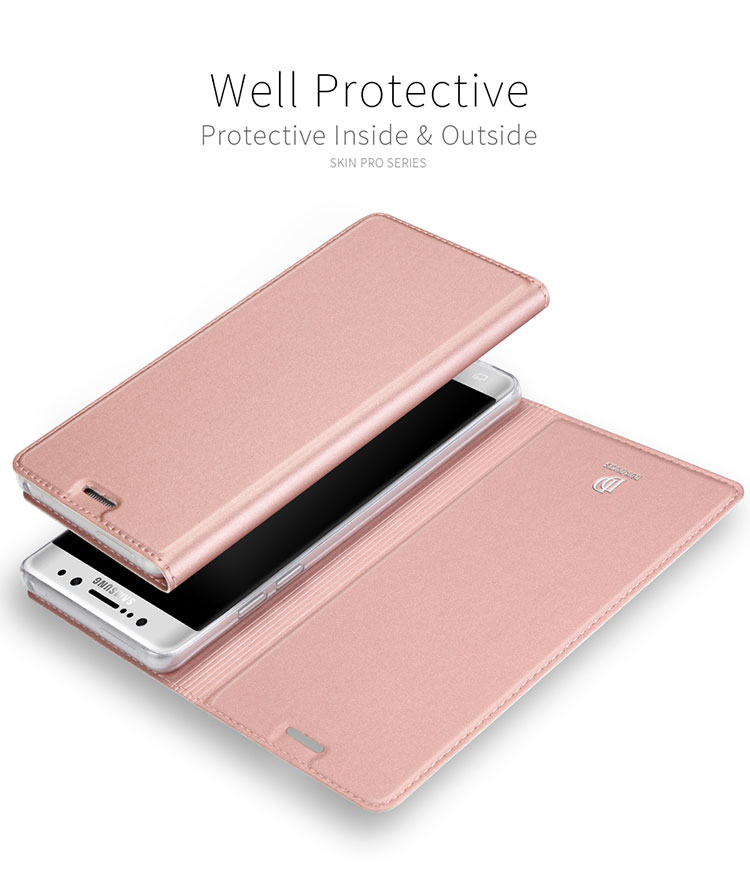 Case Samsung Galaxy Note FE #เคสฝาพับ DUX DUCIS Skin Pro Series คุณภาพดี