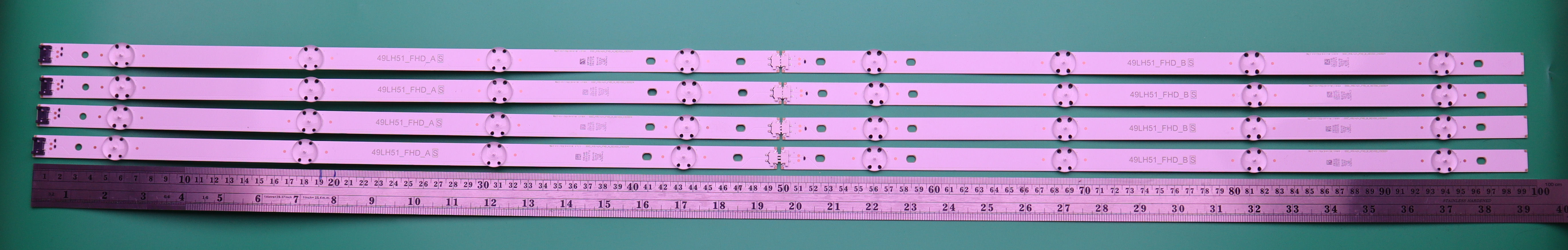 LED BACKLIGHT LG 49LH511T-BTMGLJV 49LH511T-TE.BTDGLJV 49LH511T-TE.BTMGLJV 49LH511T-TE.BTWGLJV 49LH570T-TD.BTDGLJV 49LH570T-TD.BTMGLJV 49LH570T-TD.BTWGLJV 49LH590T-TD.BTMGLJV 49LJ510T-TA.ATMGLJD 49LH51_FHD 4+4LED*4แถว