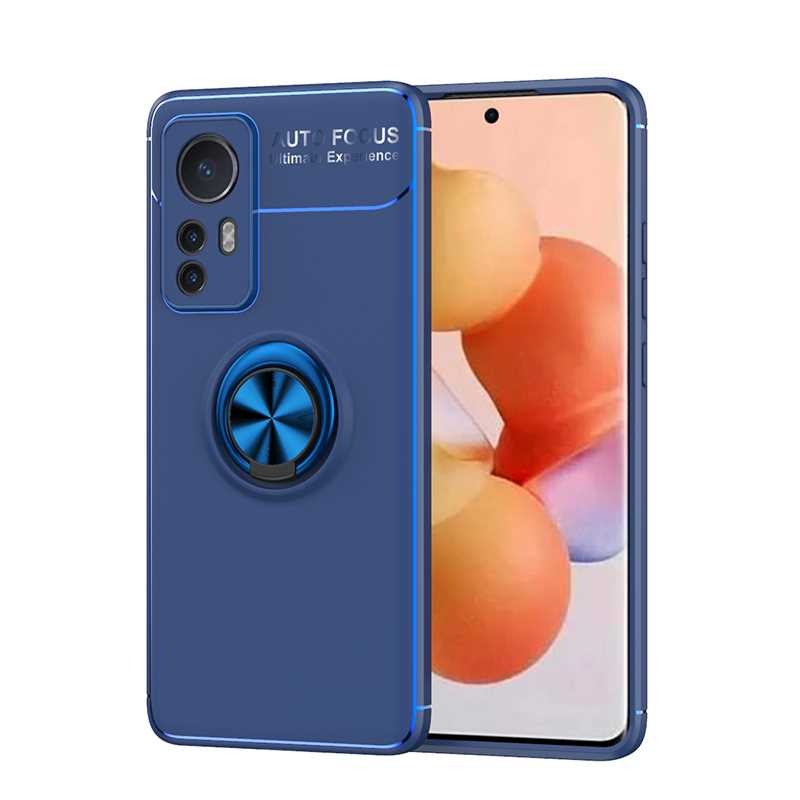 เคส Xiaomi 12 Pro #เคสฝาหลัง TPU Finger Ring Kickstand (แผ่นโลหะแบบ Built-in)