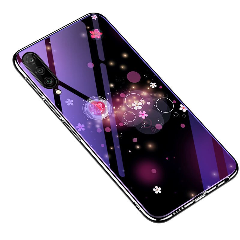 เคส Samsung Galaxy A50 / A50s / A30s #เคสฝาหลังไฮบริดขอบเงา Electroplated TPU Soft Frame + Blue-ray Tempered Glass + PC