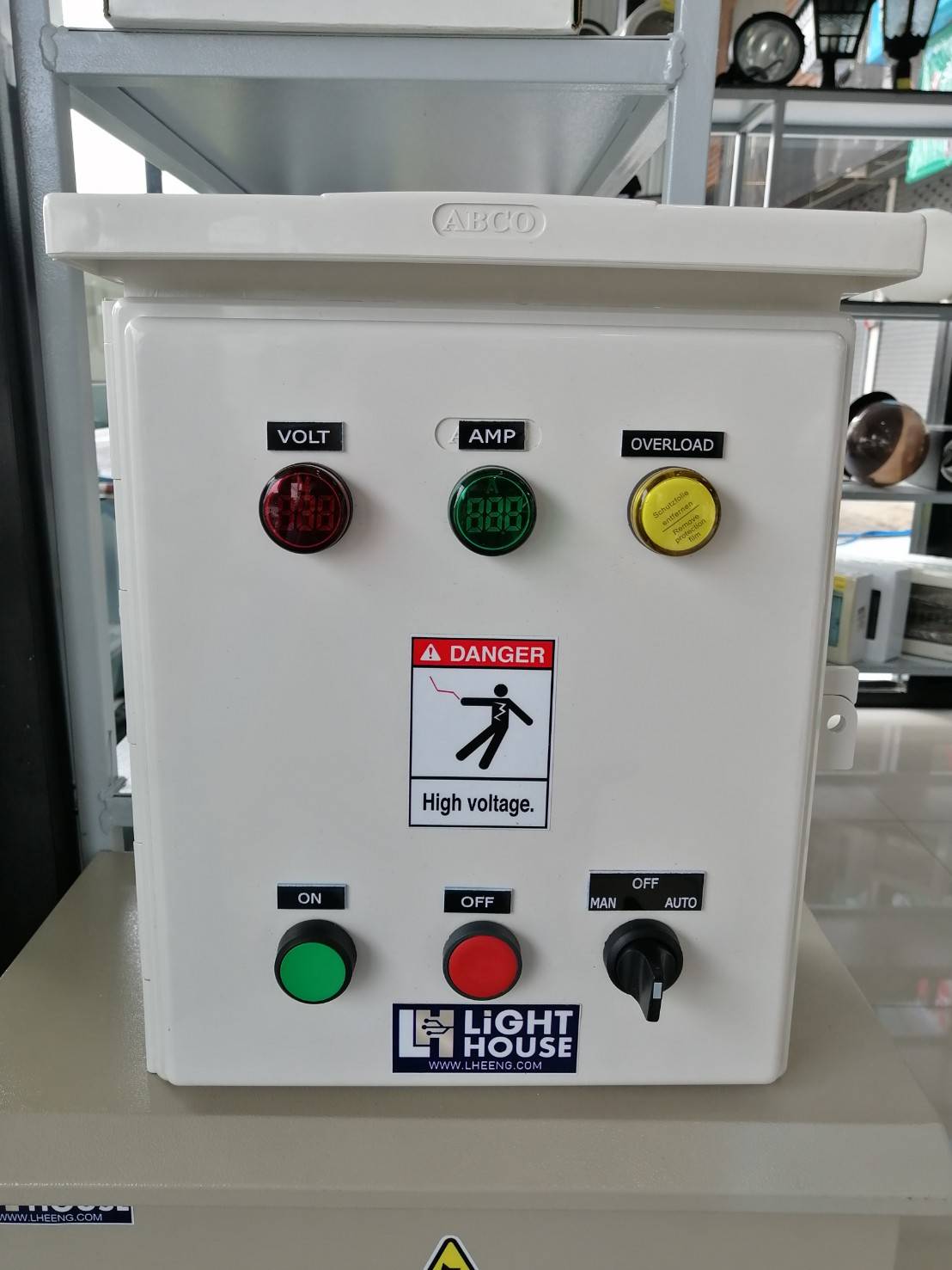 ตู้ควบคุมมอเตอร์ปั๊มน้ำ(ผ่านลูกลอย)PVC 2HP 1.5kW 2 แรงม้า 220V 2 สายไฟบ้าน ปั๊มดูดน้ำ ประปาหมู่บ้าน มอเตอร์ บ่อบาลดาน ปั๊มหอยโข่ง ถังเก็บน้ำ หอสูง บ่อเก็บน้ำ เติมน้ำแบบอัติโนมัติ สั่งเติมน้ำในถังด้วยลูกลอยไฟฟ้า และสามารถกันน้ำล้นถังได้