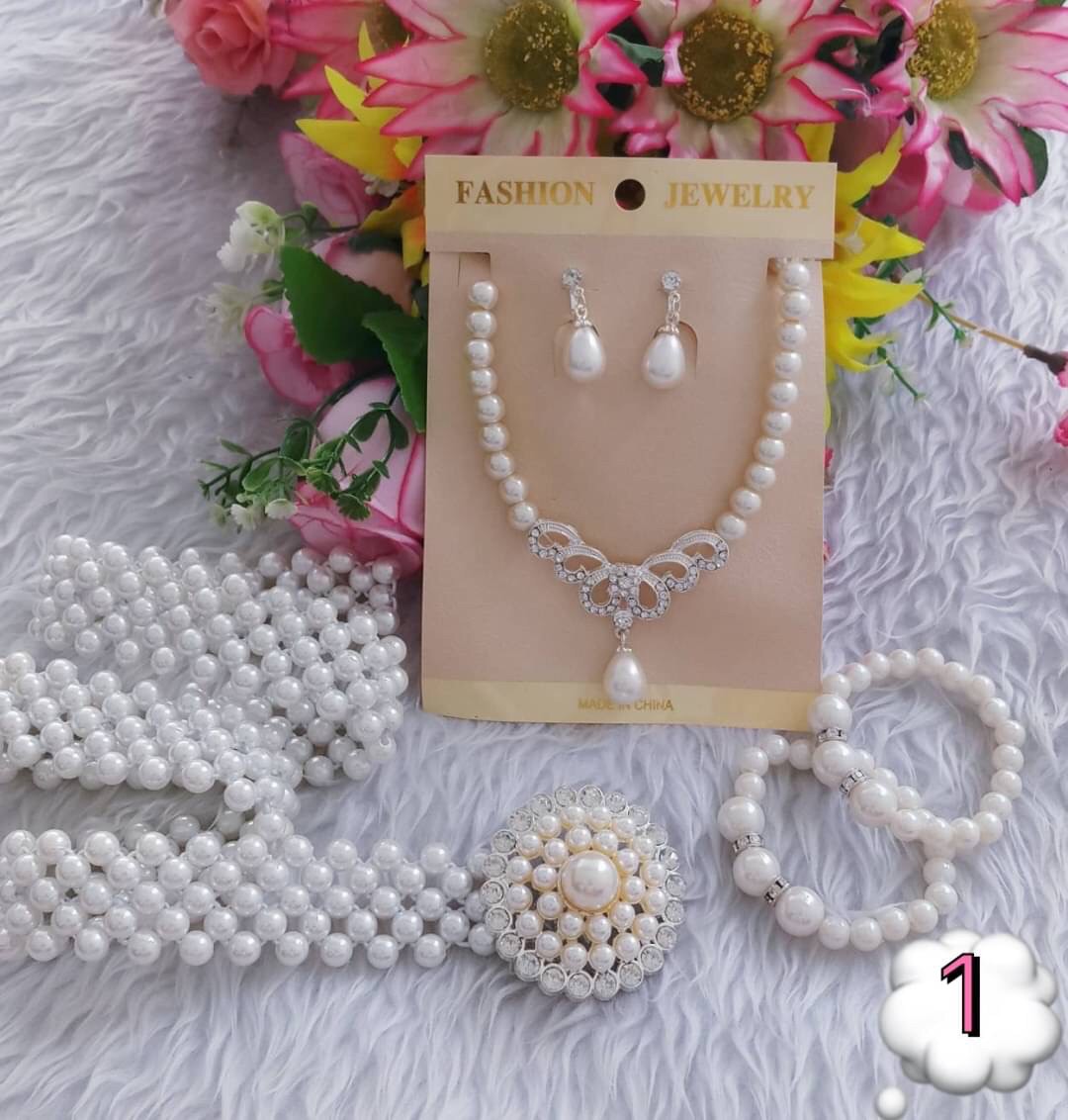 เครื่องประดับมุก ชุดไทยเด็ก