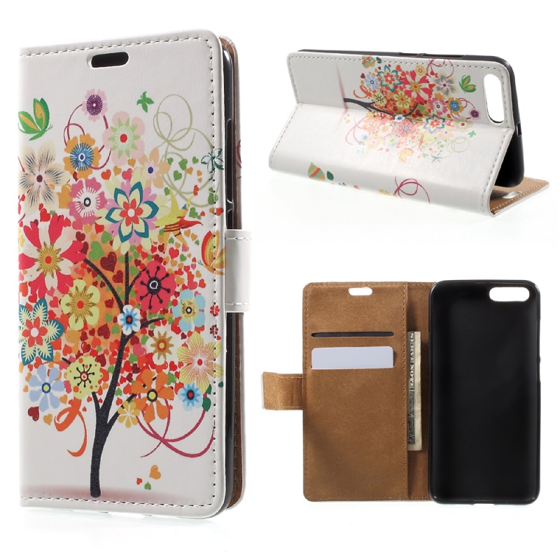 เคส Xiaomi Mi 6 #เคสแบบกระเป๋าสตางค์พิมพ์ลายรูปแบบสวยงามสีสันสดใส