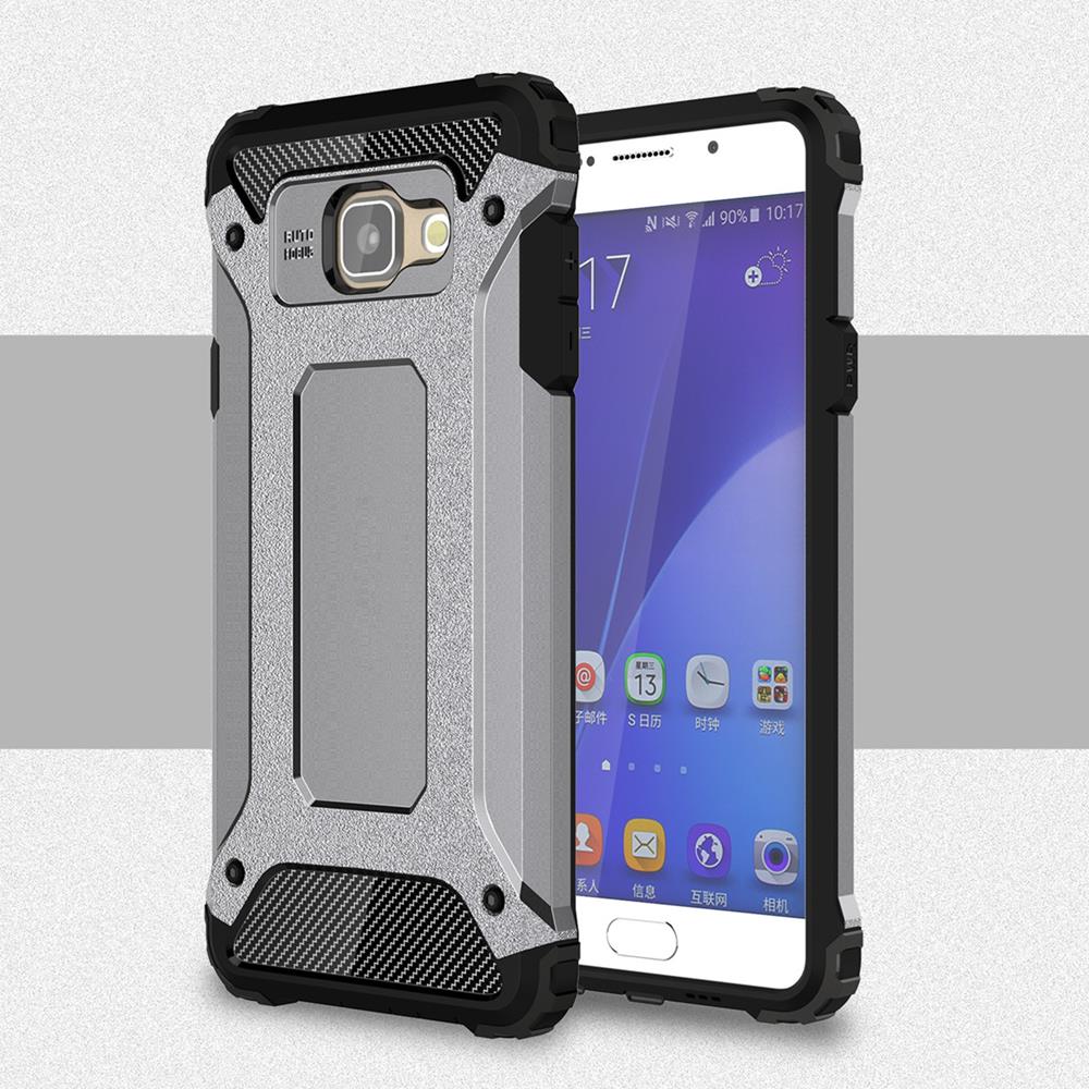 Case Samsung Galaxy A7(2016) #เคสฝาหลังเกราะป้องกัน ไฮบริด พลาสติก+TPU สวยงามทันสมัย
