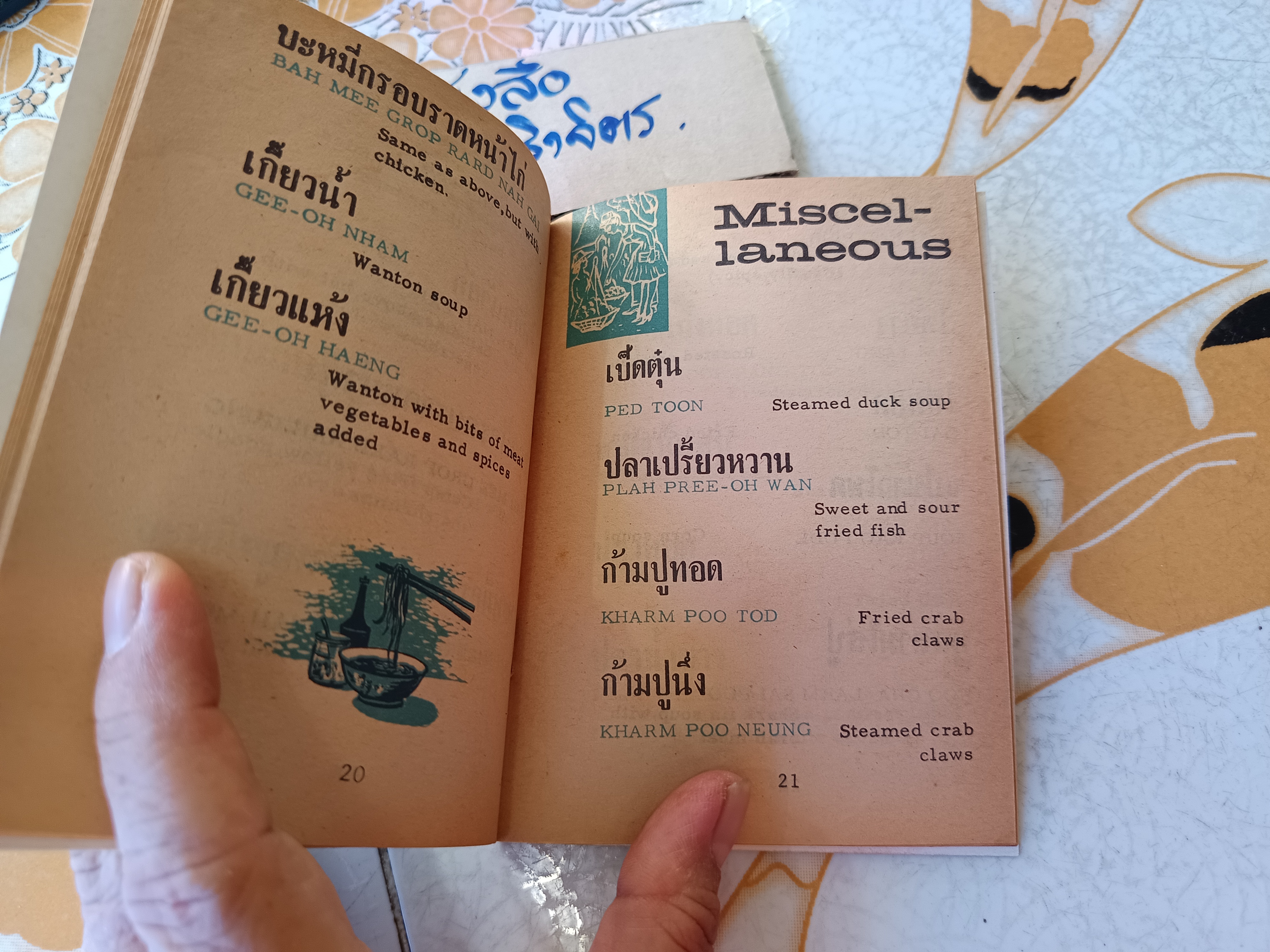 EATING IN THAILAND คำศัพท์เกี่ยวกับอาหารเป็นภาษาอังกฤษ จัดพิมพ์เพื่อเป็นเอกสารประกอบเพื่อขอแต่งตั้งเป็นศาสตราจารย์พิเศษ ของ ดร.คันถ์ชิด อินทชาติ **สินค้าหมด**