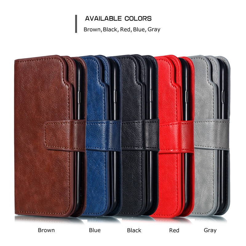 Case Samsung Galaxy Note 9 #เคสฝาพับหนัง PU แบบกระเป๋าสตางค์มีที่เก็บบัตรหลายช่อง Retro Wallet Leather Cover Multi Cards Stand