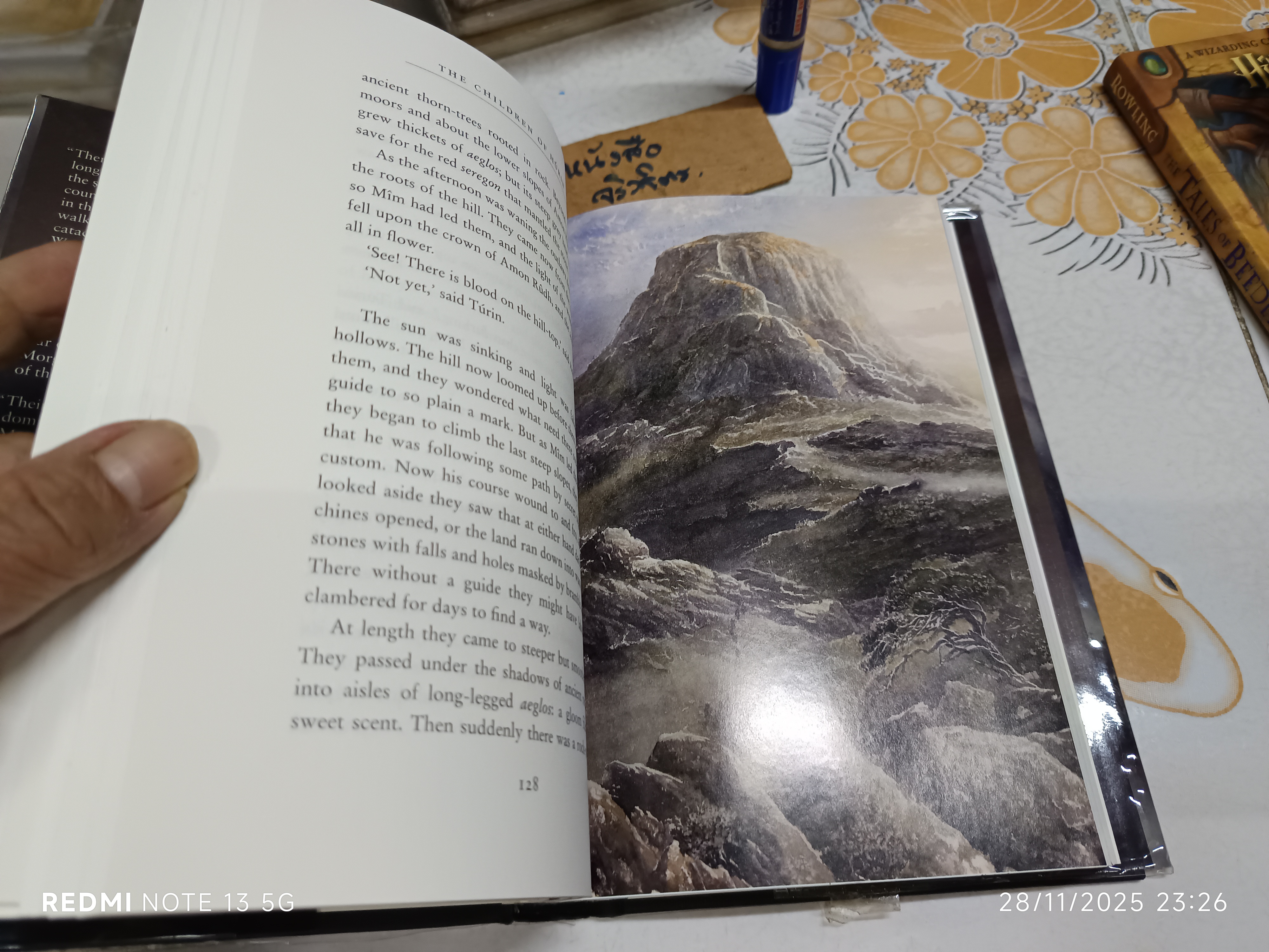 THE CHILDREN OF HURIN (Hardcover) Tolkien, J.R.R. พิมพ์ครั้งแรก 2007 **ฉบับภาษาอังกฤษ