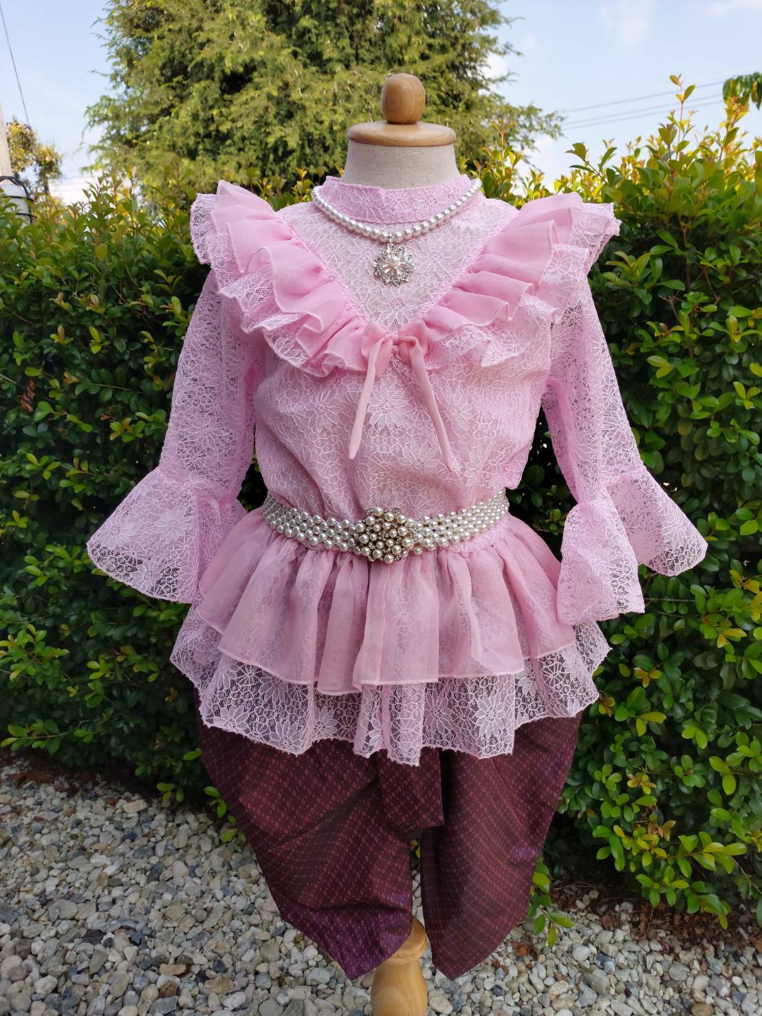 ชุดไทยเด็กหญิง รัชกาลที่ 5 มีให้เลือก 3 สี