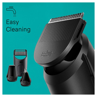 Braun® All-in-One 3 Trimmer for Men Ear & Nose, Hair Clippers & More, Ultra-Sharp Blade, AIO3450 ชุดเครื่องโกนหนวด