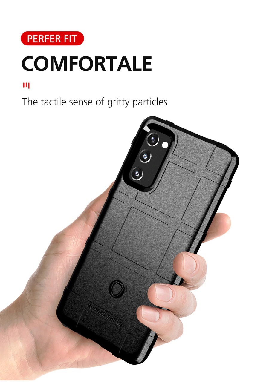 Case Samsung Galaxy S20 FE / S20 FE 5G #เคสฝาหลัง Rugged Shield Series Soft Silicone Shock Absorption Matte กันกระแทก