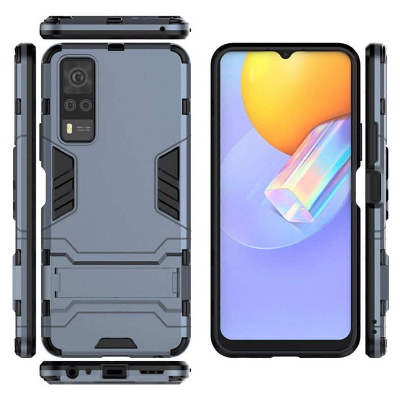 เคส Vivo Y31 2021 #เคสฝาหลังพลาสติก ไฮบริด TPU + Kickstand