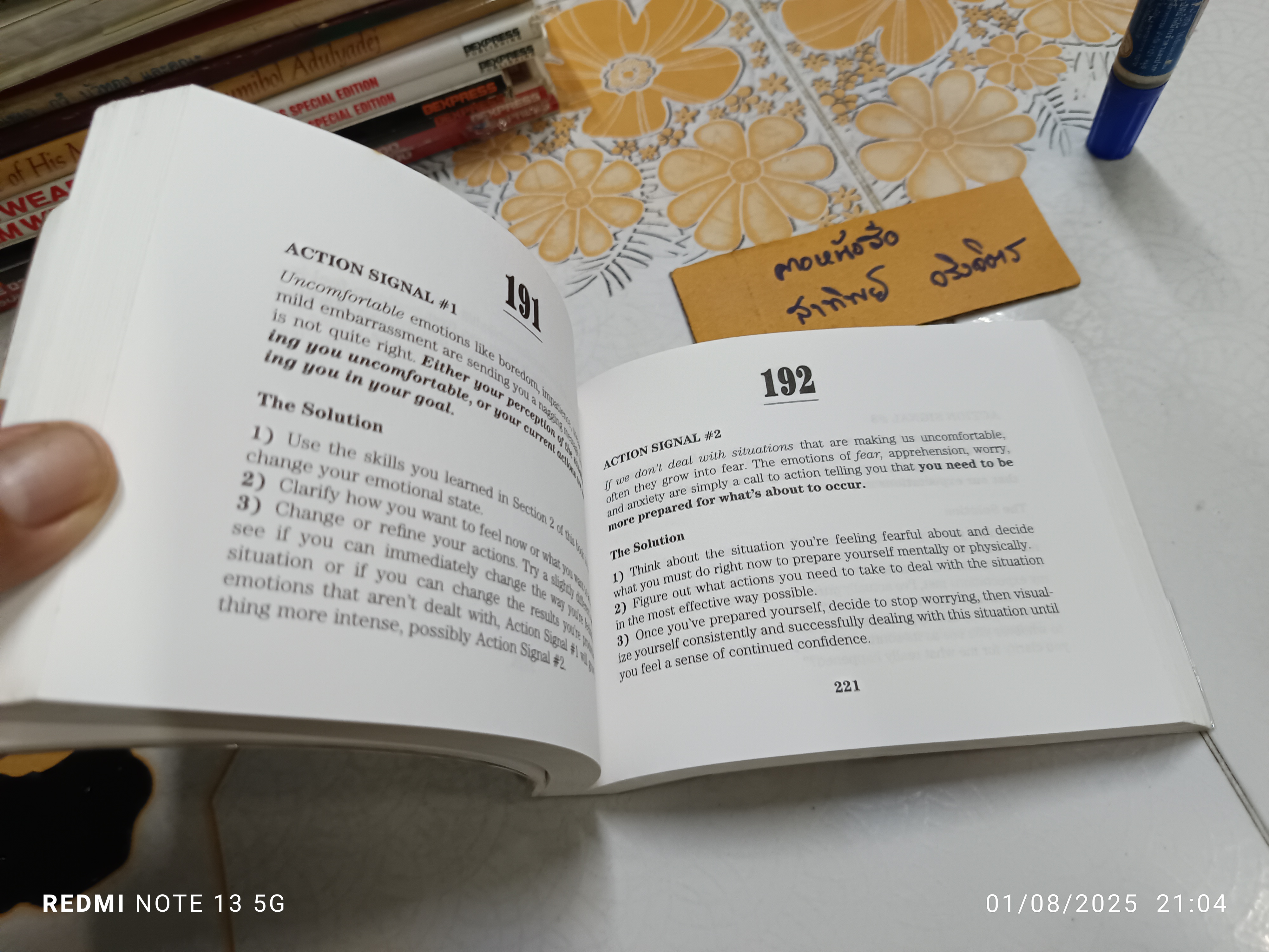 Giant Steps Small Changes to Make a Big Difference เขียนโดย Anthony Robbins 1994