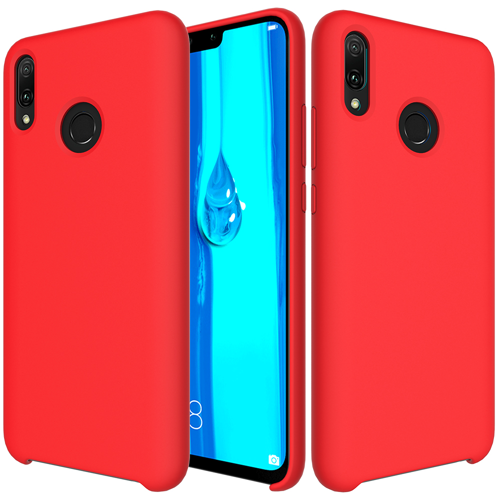 Case Huawei Y9 (2019) #เคสฝาหลังซิลิโคนนิ่มคุณภาพดี Liquid Silicone Back Case