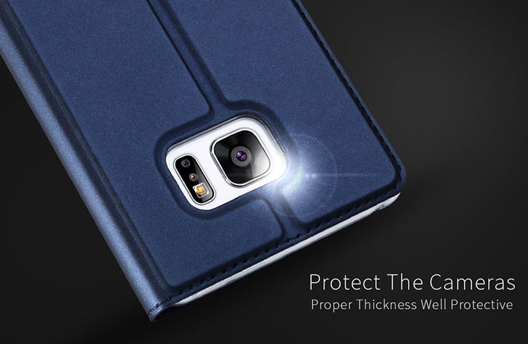 Case Samsung Galaxy Note FE #เคสฝาพับ DUX DUCIS Skin Pro Series คุณภาพดี