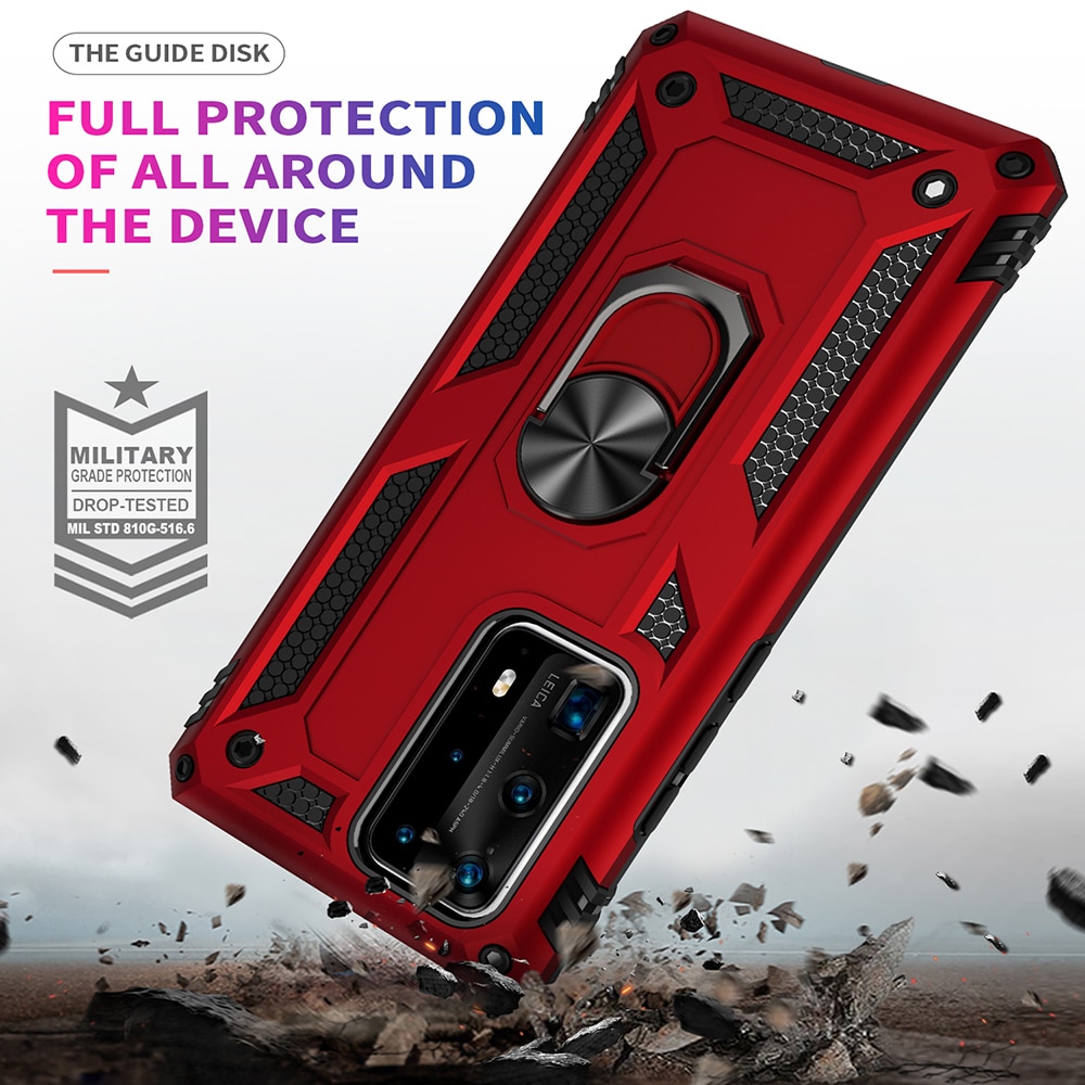 เคส Huawei P40 #เคสฝาหลัง Hybrid TPU+PC มีแหวนสวมนิ้ว