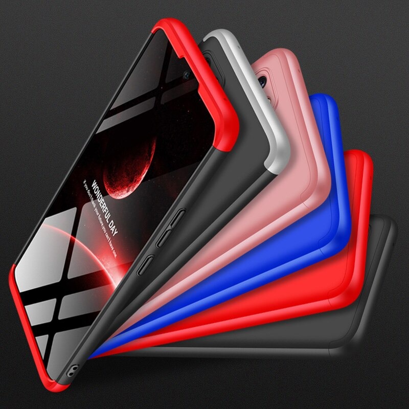 Case Samsung Galaxy Note 10 Lite #เคสฝาหลังพลาสติกแข็ง Detachable All-wrapped Matte แยกชิ้นได้