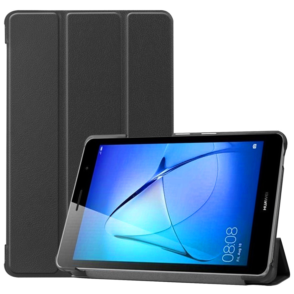 เคส Huawei MatePad T8 8 นิ้ว #เคสฝาพับหนัง PU แบบ 3 พับ Tri-fold Stand Leather Smart Tablet