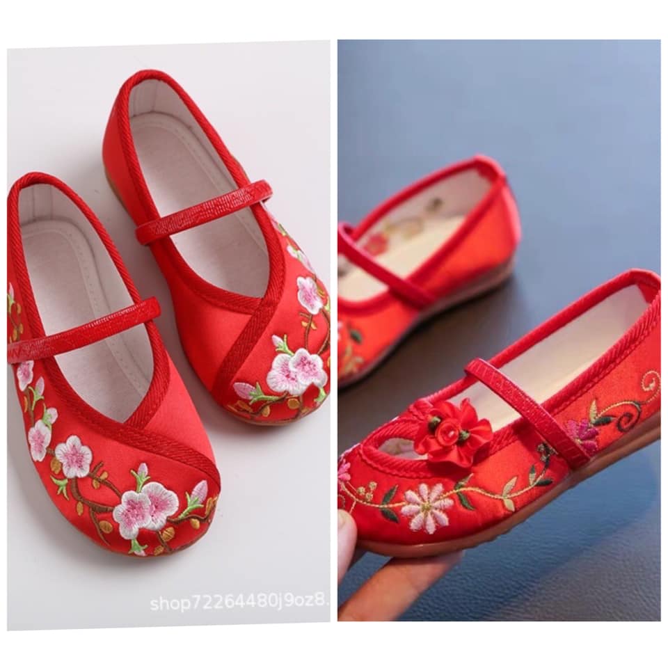 รองเท้าเด็กหญิง สไตล์จีน