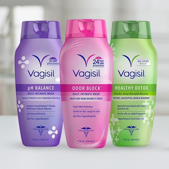 Vagisil® Healthy Detox Washes Away Harmful Bacteria 354 ml ผลิตภัณฑ์ทำความสะอาดจุดซ่อนเร้น สำหรับผู้หญิง ขจัดแบคทีเรีย