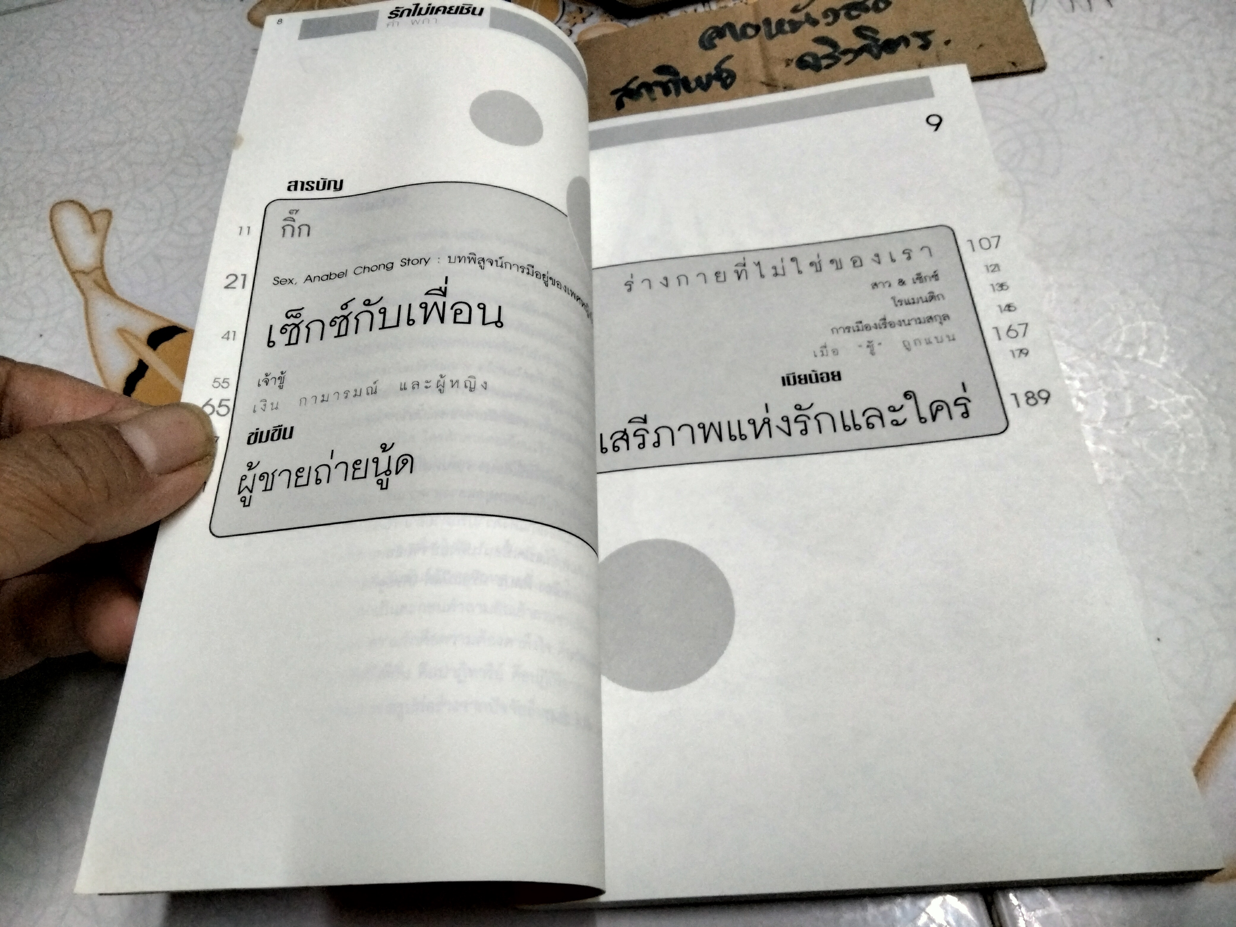 รักไม่เคยชิน โดย คำ ผกา พิมพ์ครั้งแรก พ.ศ.2547 สนพ.เลมอนที