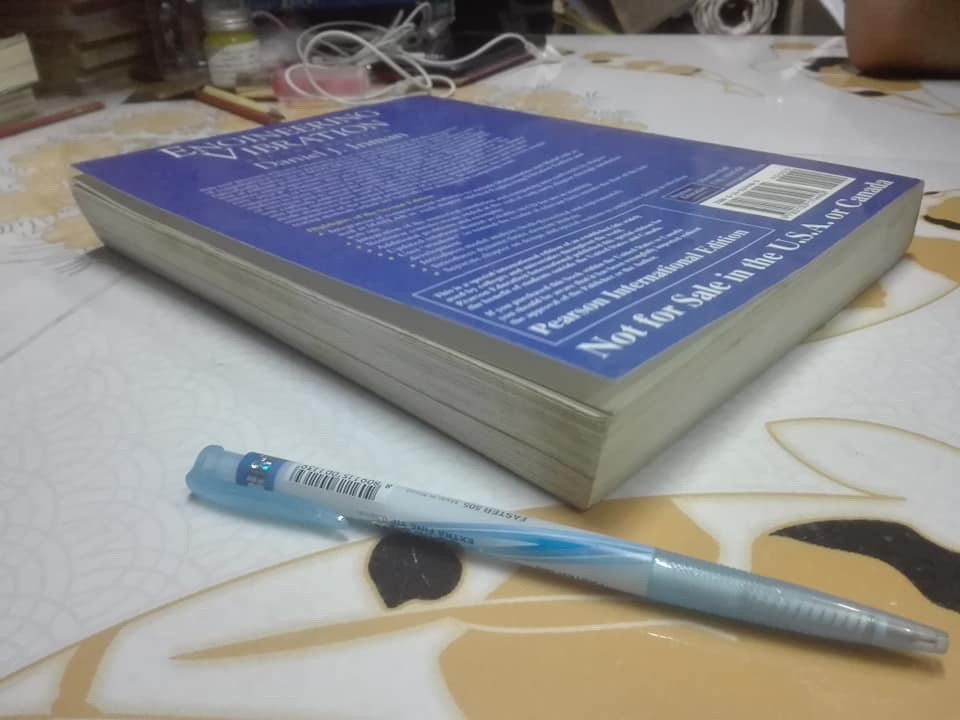 ENGINEERING VIBRATION by Daniel J. Inman (2nd Edition) - TEXT BOOK **สินค้าหมด**