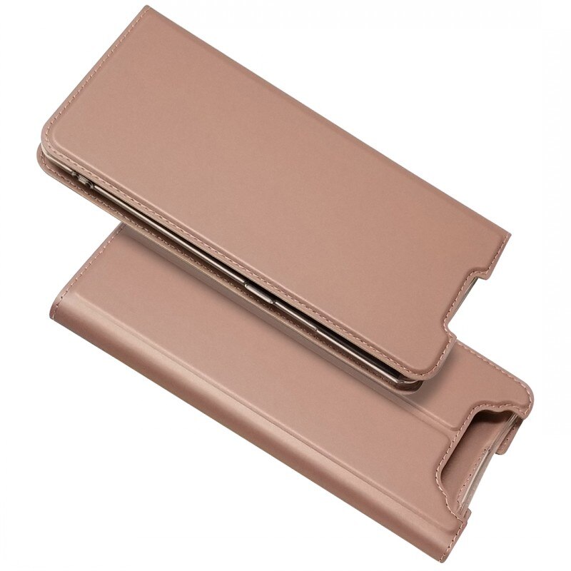 เคส Samsung Galaxy A80 #เคสฝาพับหนัง PU Magnetic Adsorption Stand Leather Card Holder