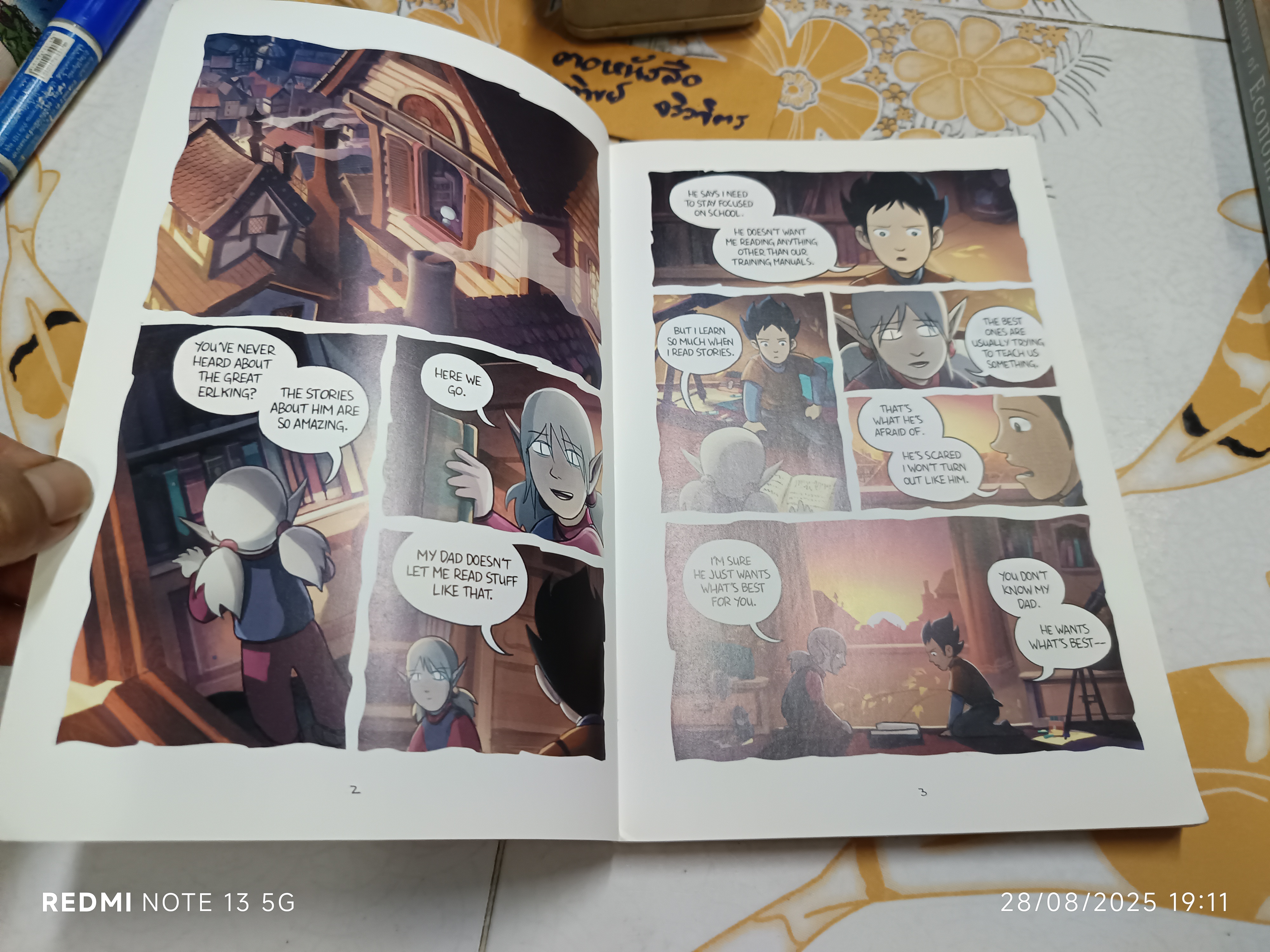 AMULET BY KAZU KIBUISHI - Book 5 PRINCE OF THE ELVES นิยายภาพภาษาอังกฤษ