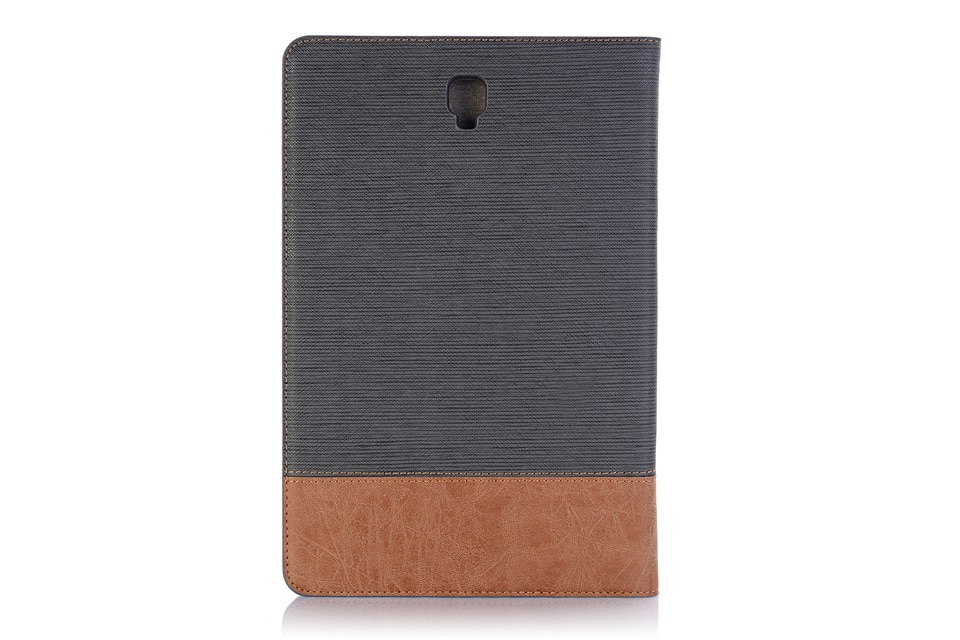 Case Samsung Galaxy Tab S4 10.5 T830 T835 #เคสฝาพับกระเป๋าสตางค์หนัง PU สมาร์ท 2 สี Bi-color Smart Stripe Leather Wallet