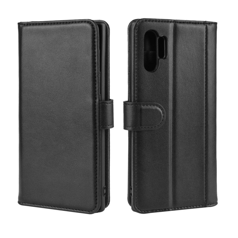 Case Samsung Galaxy Note 10+ #เคสฝาพับสไตล์กระเป๋าสตางค์รูปแบบหนังแยกมีช่องเสียบบัตรคุณภาพดี