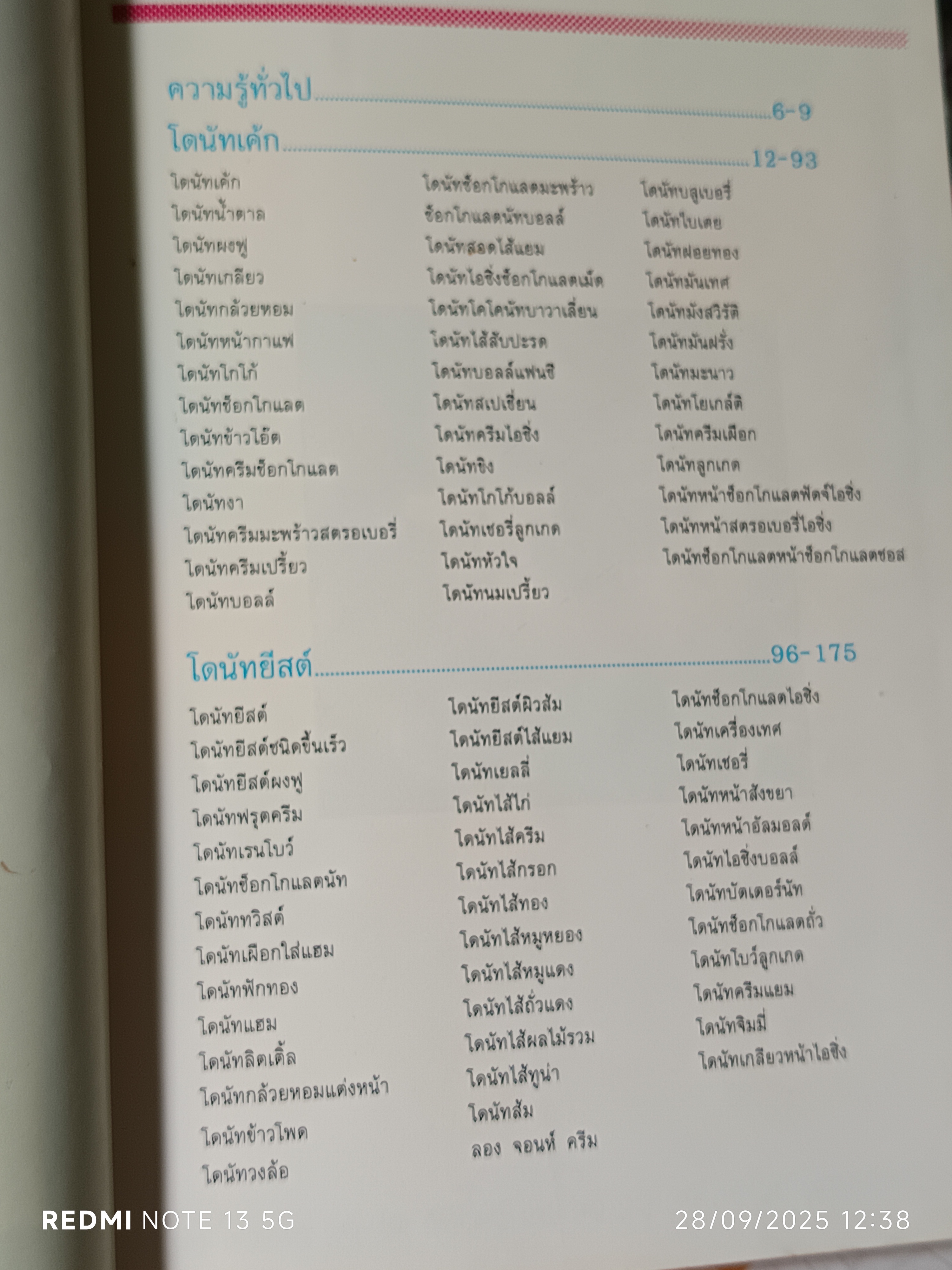 โดนัท - หนังสือทำโดนัทแสนอร่อย สำนักพิมพ์ยูไนเต็ดท์บุ๊คส์ (UFM) - E L S Food Club #Donut