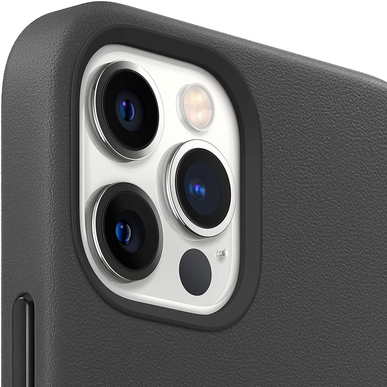เคสหนัง สำหรับ iPhone 12 | 12 Pro พร้อม MagSafe เคส เคสโทรศัพท์ เคสมือถือ เคสiPhone iPhone 12 | 12 Pro Leather Case with MagSafe, Black (Apple®)