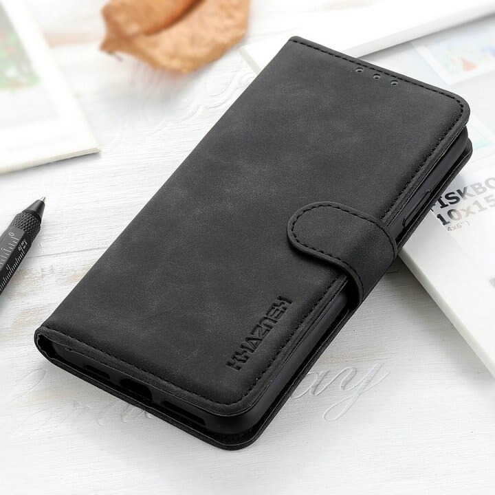 เคส Redmi Note 10 Pro #เคสฝาพับหนัง PUมีช่องเก็บบัตร KHAZNEH Retro Leather with Wallet