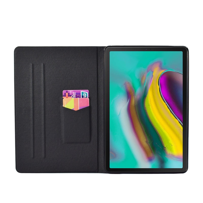 Case Samsung Galaxy Tab S6 Lite 10.4 SM-P610 P615 P617 #เคสฝาพับหนัง PU พิมพ์ลาย Pattern Printing PU Leather Flip