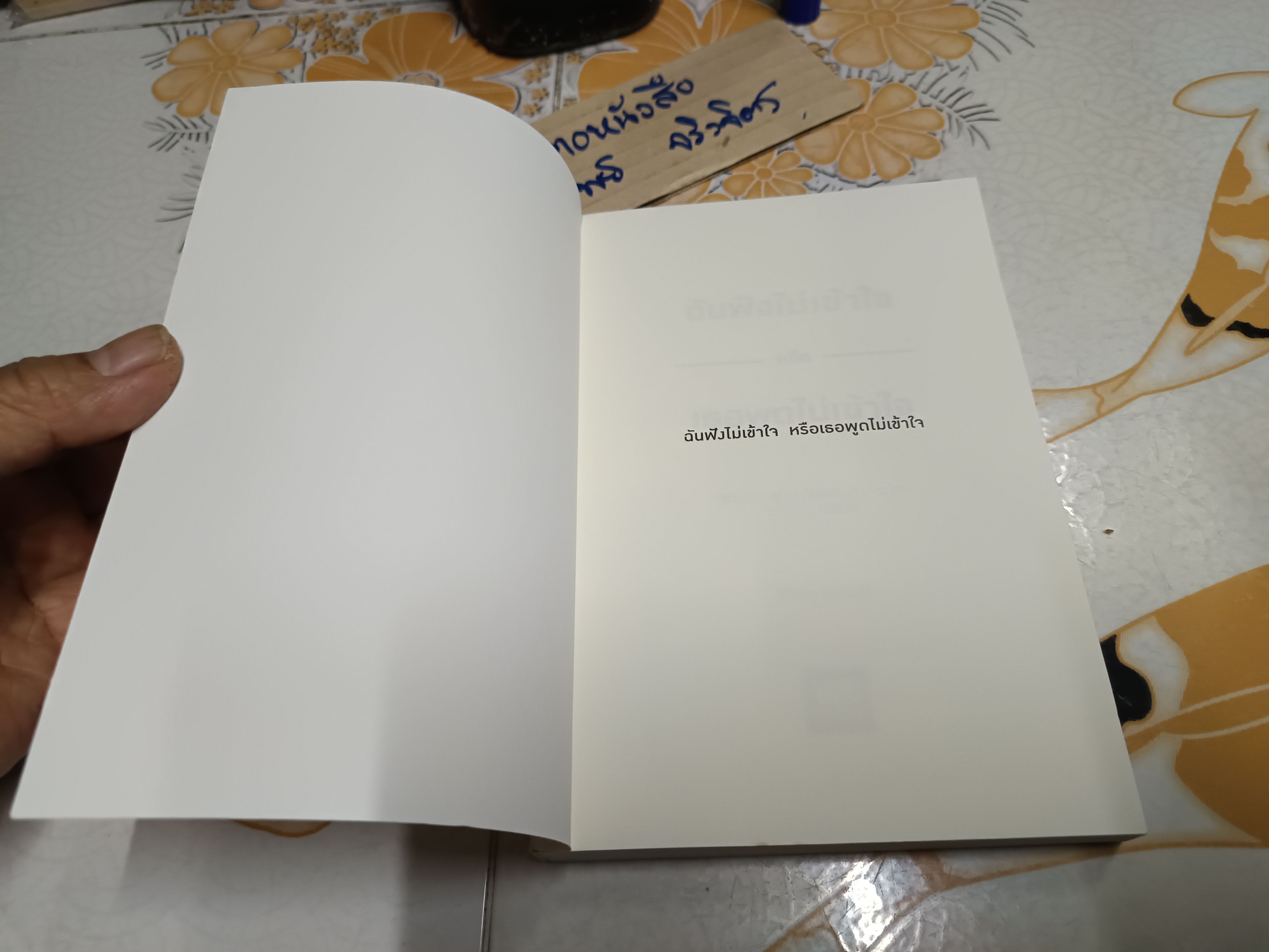 ฉันฟังไม่เข้าใจ หรือเธอพูดไม่เข้าใจ Tatsunari Iota (อิโอะตะ ทัตสึนะริ) เขียน โยซุเกะ แปล