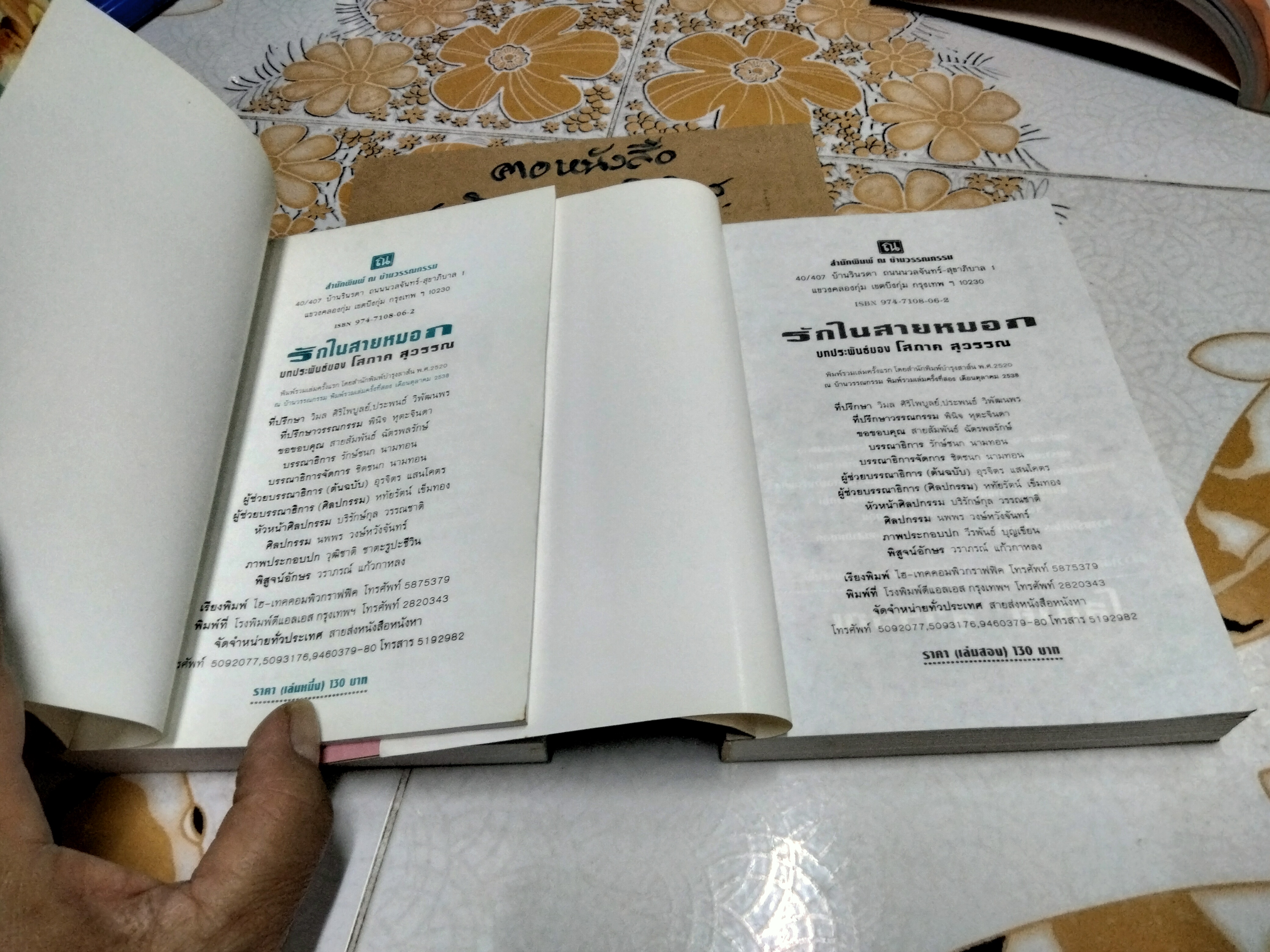 รักในสายหมอก (2 เล่มจบ) โสภาค สุวรรณ **สินค้าหมด**