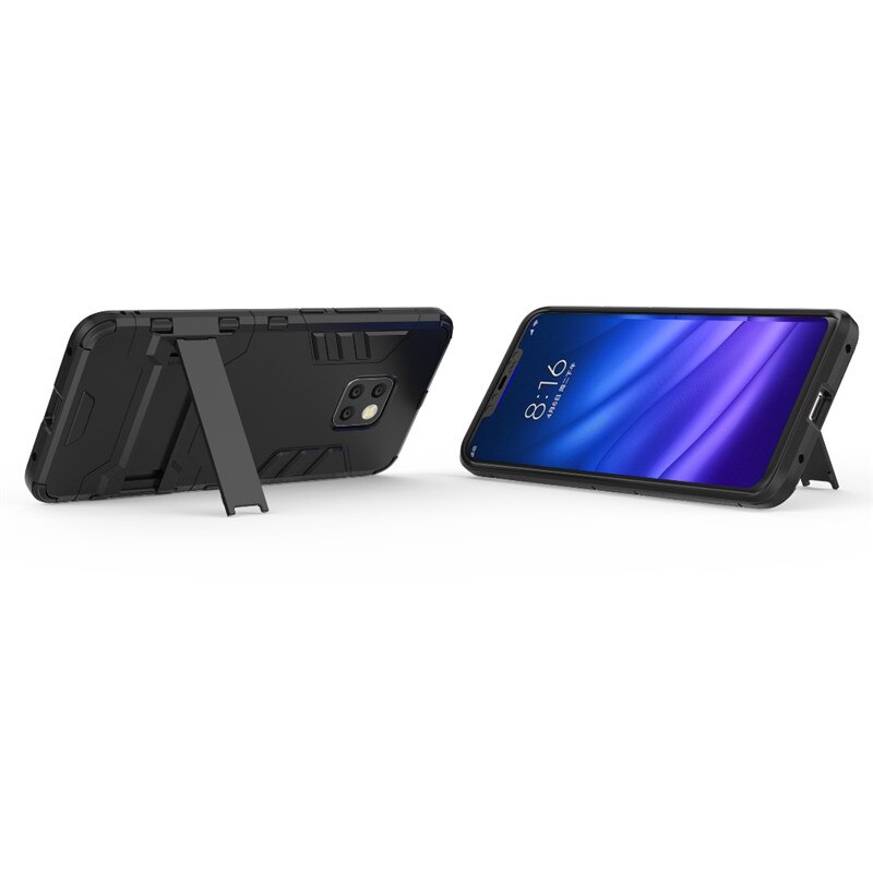 Case Huawei Mate 20 Pro #เคสฝาหลังพลาสติก ไฮบริด TPU + Kickstand (สินค้าพร้อมส่ง)