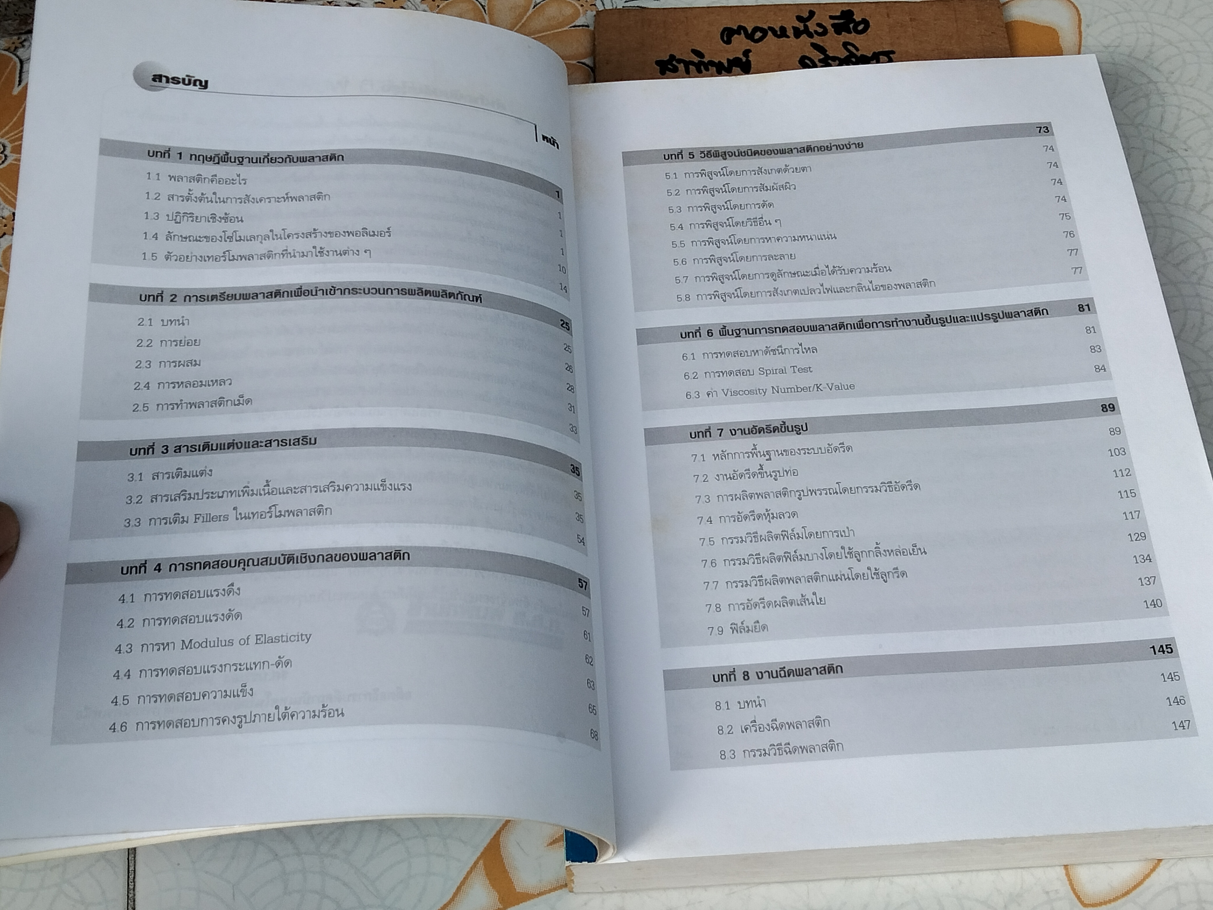 เทคโนโลยีพลาสติก รศ.บรรเลง ศรนิล พิมพ์ปีพ.ศ 2547