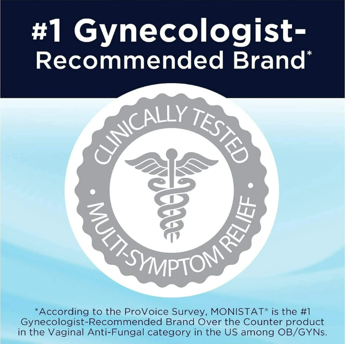 Monistat® 1-Day Treatment Combination Pack, Day or Nigth OVULE Yeast Infection 1 OVULE 9g (Tube) ตกขาว คัน เชื้อรา