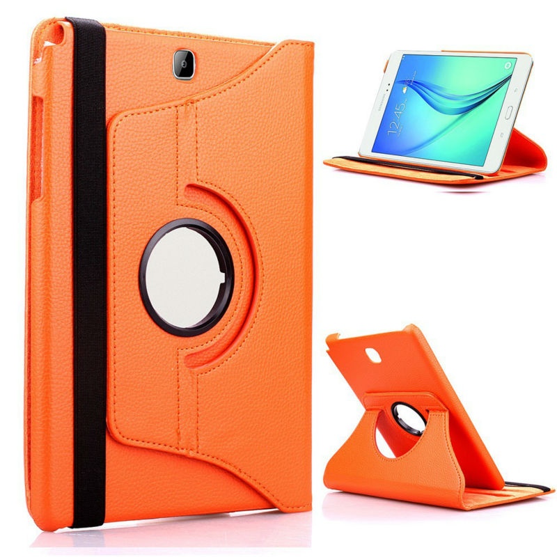Case Samsung Galaxy Tab A 10.1 (2016) with S Pen P580 P585 #เคสฝาพับผิวลิ้นจี่หมุนได้ 360 องศา สีสันสวยงามทันสมัย