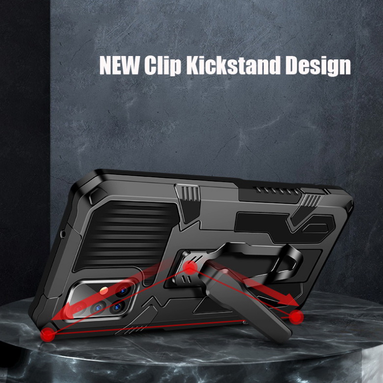 เคส Huawei Y9s #เคสฝาหลังกันกระแทกมีคลิบหนีบ ไฮบริด พลาสติก+TPU Heavy Duty Rugged Hybrid (สินค้าตัวอย่างสินค้าจริงตรงตามรุ่น)