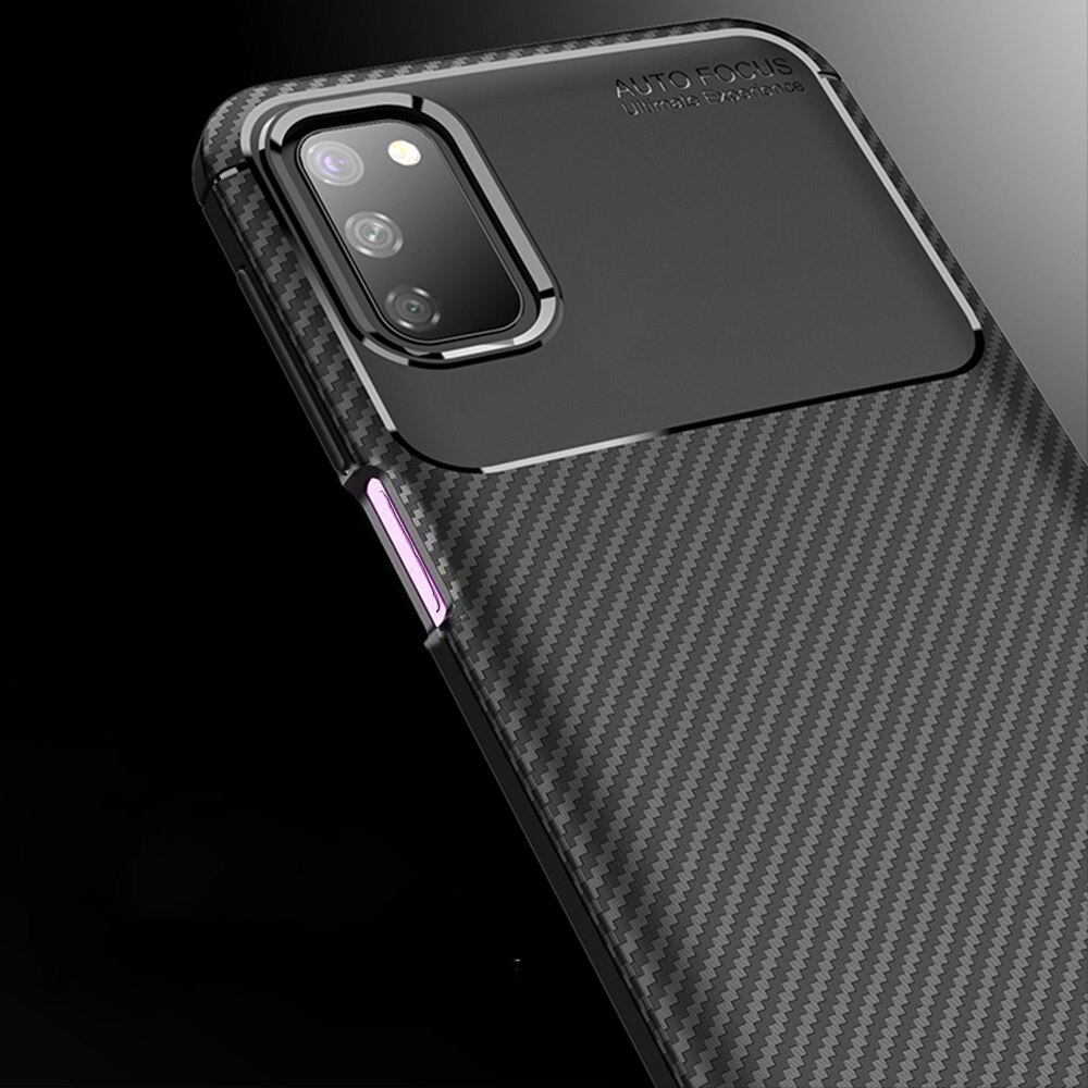 Case Samsung Galaxy S10 Lite #เคสฝาหลังนิ่ม Carbon Fiber Anti-drop TPU Protection