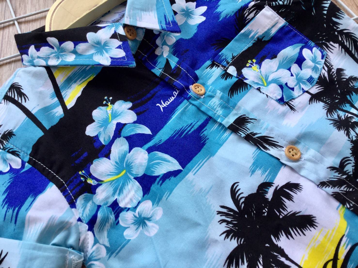 เสื้อเชิ้ตเด็ก สไตล์วินเทจ