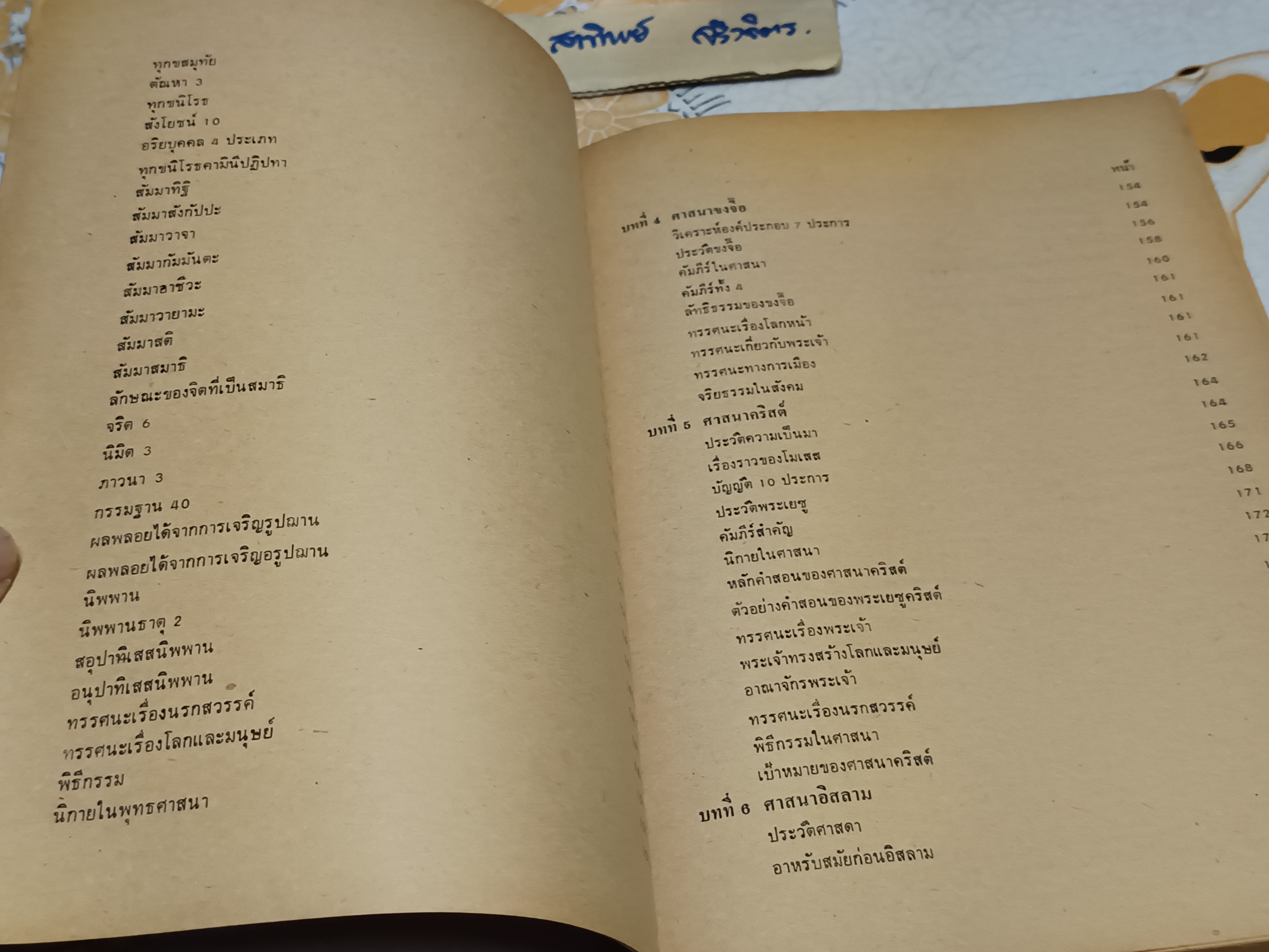 ศาสนาเปรียบเทียบ โดย สุจิตรา รณรื่น (อ่อนค้อม) พิมพ์ปีพ.ศ 2530