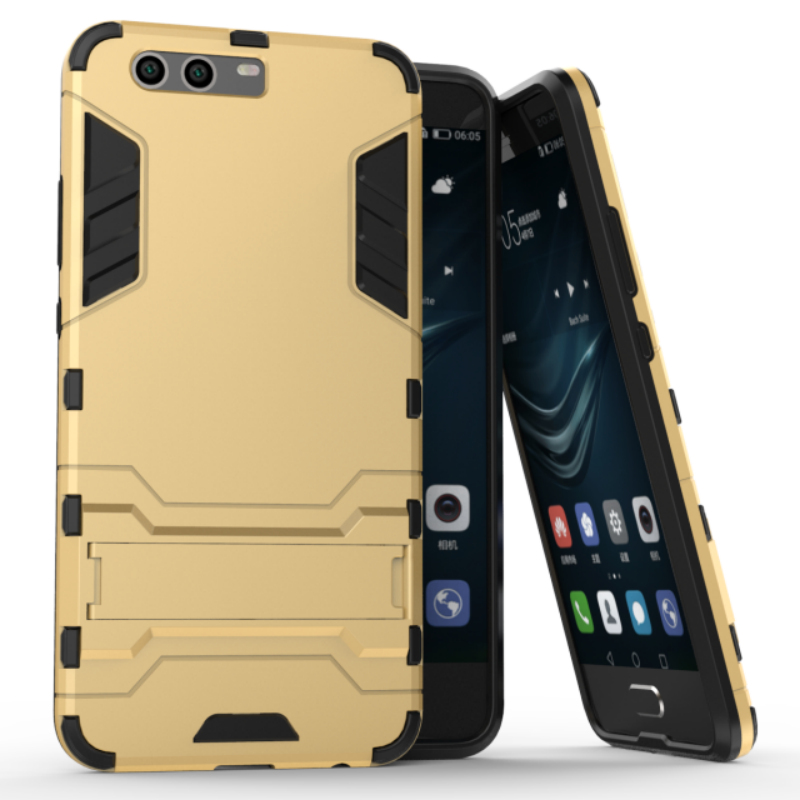 เคส Huawei P10 Plus #เคสฝาหลังกันกระแทก Solid PC + TPU Hybrid Cover (พร้อมส่ง)