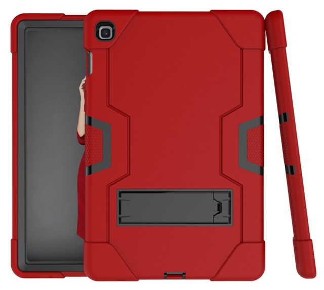 Case Samsung Galaxy Tab S5e SM-T720 SM-T725 #เคสฝาหลังกันกระแทก Kickstand PC Silicone Armour Defender
