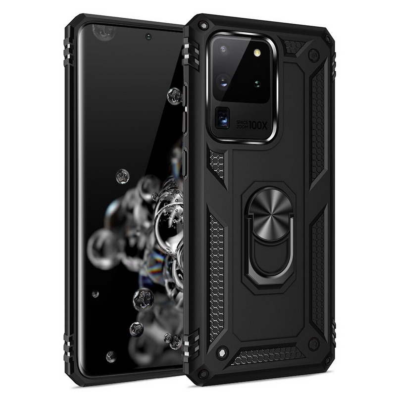 Case Samsung Galaxy S20 Ultra / S20 Ultra 5G #เคสฝาหลัง Hybrid TPU+PC มีแหวนสวมนิ้ว