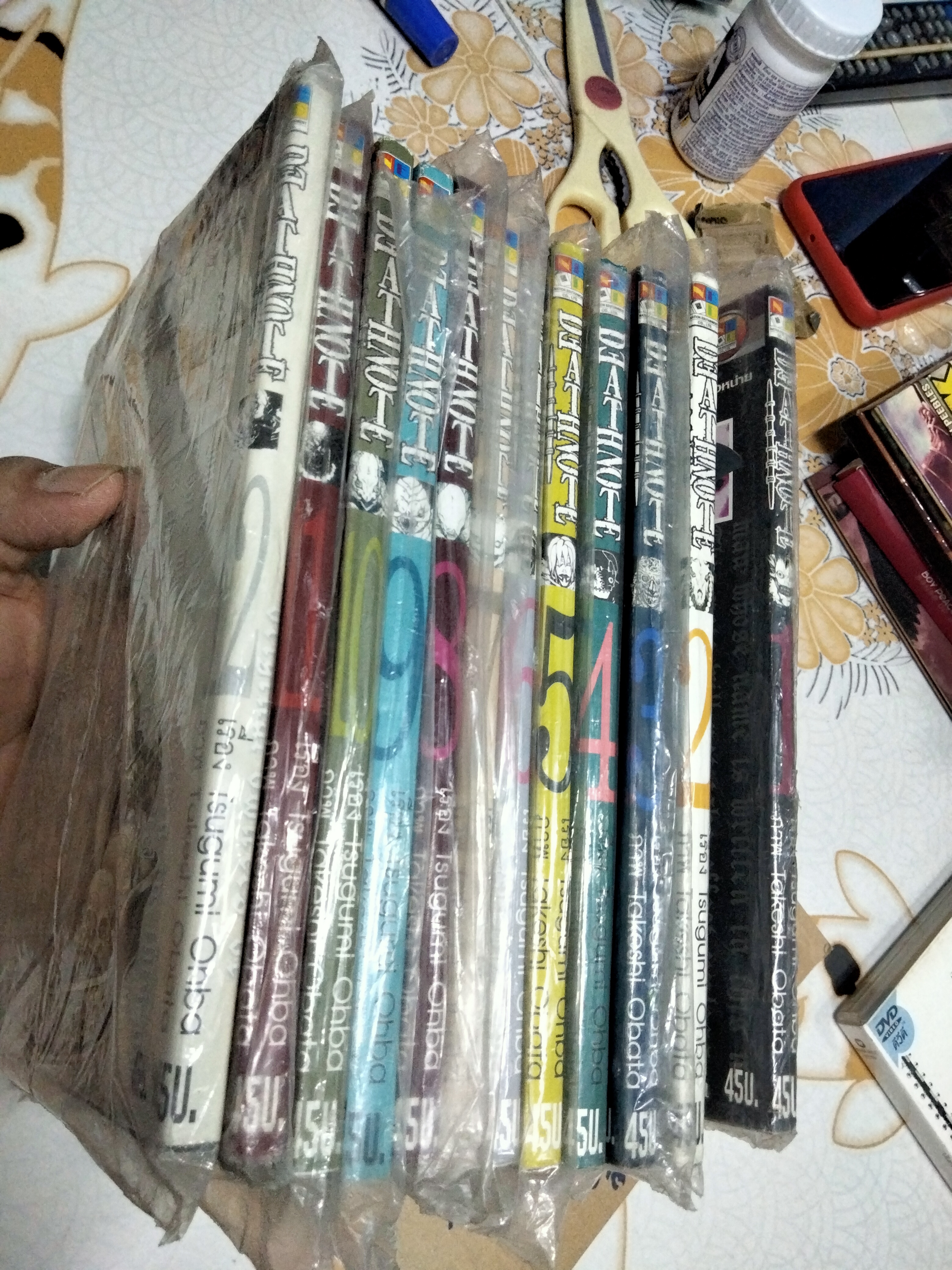 หนังสือการ์ตูน Death Note 12 เล่มจบ (หนังสือบ้าน)