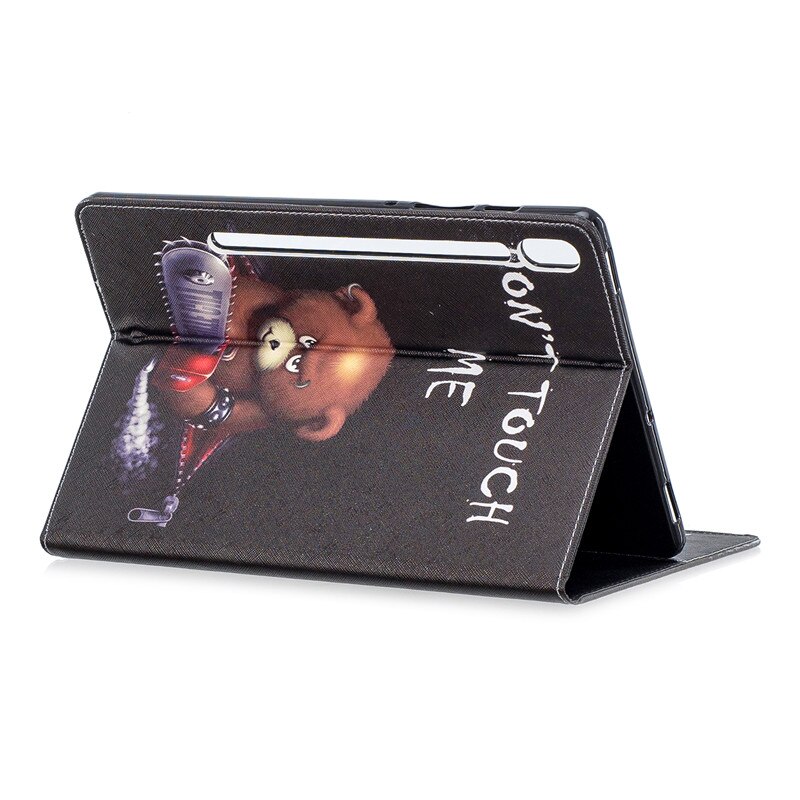 เคส Samsung Galaxy Tab S6 10.5 SM-T860 SM-T865 #เคสฝาพับสไตล์กระเป๋าสตางค์พิมพ์ลายสวยๆ Pattern Printing Magnetic Leather