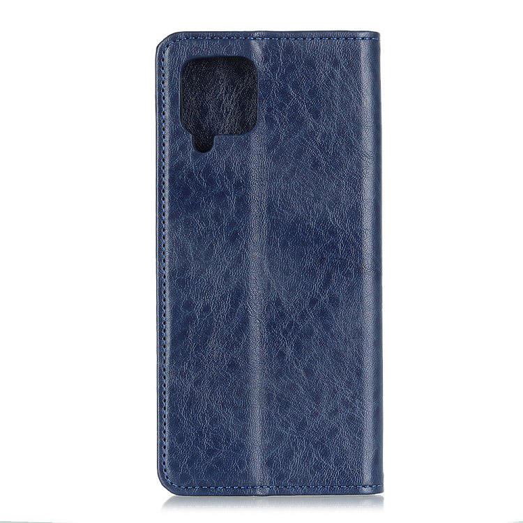 เคส Samsung Galaxy A42 5G #เคสฝาพับหนัง PU ผิวหนังม้า Auto-absorbed Crazy Horse PU Leather Stand Cover