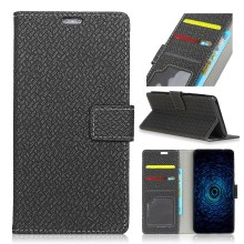 Case Asus Zenfone 4 Selfie ZD553KL #เคสหนัง PU สไตล์กระเป๋าสตางค์ลายถักทอมีช่องใสบัตรสีสันสวยงาม